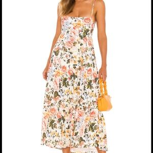 Corvina Midi Dress in Teatro Floral Print
